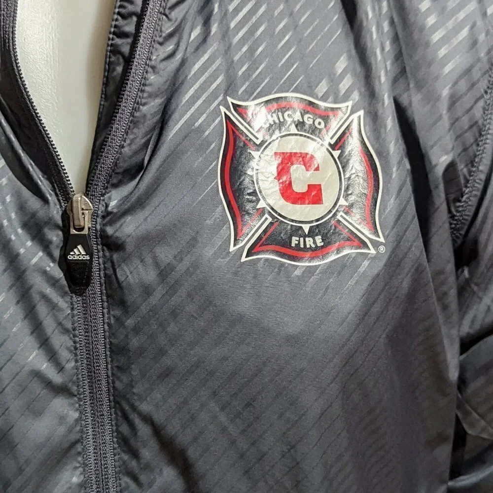 Adidas Chicago Fire Windbreaker Jacket Sz. S‎